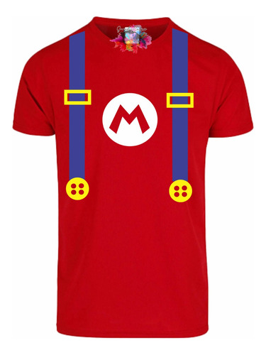 Playera Mario Bros Tirantes Variedad De Tallas