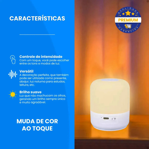 Lámpara De Escritorio Led Recargable Para Dormitorio, Set De