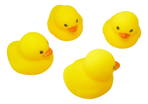 Squeaky Duck Play Toy For Pets Dogs Cats, 4-pack