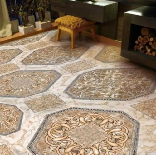 Ceramica Catedral Beige Allpa Alberdi M2 46x46 Marmolada
