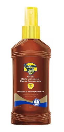 Banana Boat Aceite Bronceador  Factor 4 236ml