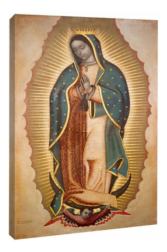 Cuadro Decorativo Religioso Virgen De Guadalupe 90x60 Cm