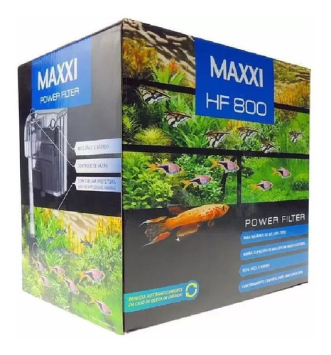 Filtro Maxxi Power Hf-800 600l/h 110v Para Aquários De 150l