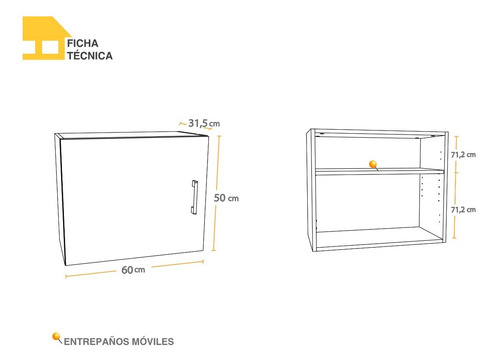 Imagen 5 de 8 de Organizador Aéreo - Casalista® Útil