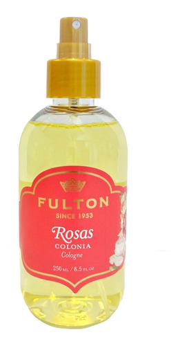 Fulton Colonia X 250ml Rosas - 3 Unidades