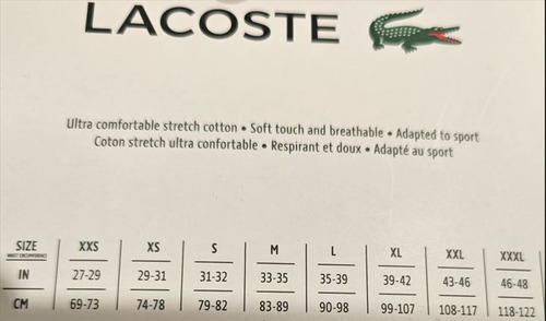 Pack De 3 Boxers Lacoste 5h1903