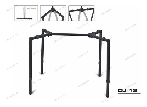 Mesa, Soporte Metálica Ajustable Dj, Consolas, Teclados, Etc