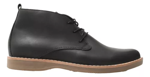 Bota Cuero Hombre Botineta Elastico Goma Invierno Hcbo00938