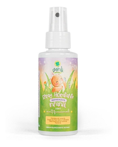 Spray Hidratante Verdi Natural Reparador Vegano Com Pantenol