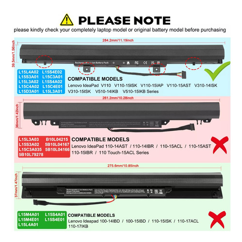 Bateria Para Lenovo Ideapad V110-15ast V310-15ikb V310-14isk
