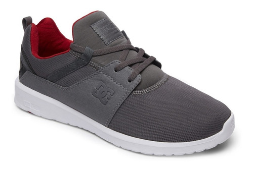 Zapatillas Dc Shoes Mod Heathrow Gris Rojo Colección Mujer