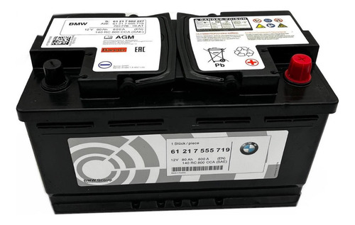 Bateria 80ah Vw Hb,7hj,7eb,7ej,7ef,7eg,7hf,7ec) 2010-15