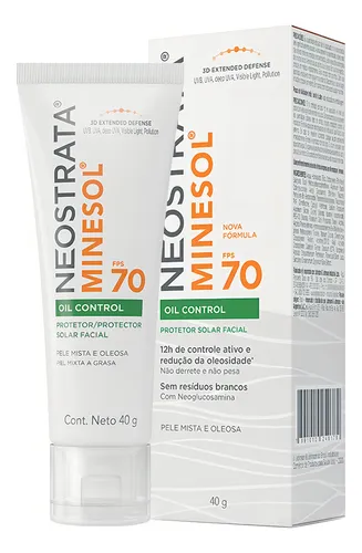 Protetor Solar Oil Control Neostrata Minesol Fps70 - 40g