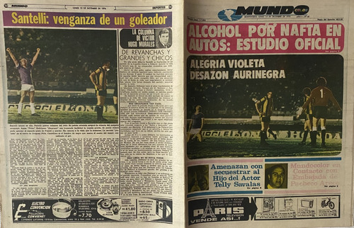 Mundocolor Nº 42 Diario, Dic 1976, Alegría Violeta, Ex4