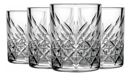 12 Vasos Tequileros Cristal Cortado Timeless Pasabahce 62ml