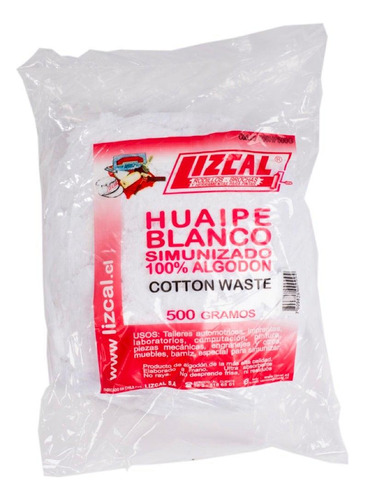 Lizcal Huaipe Simunizado Blanco 500 Gr