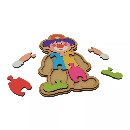 Brinquedo Educativo Quebra-Cabeça Infantil - Peixe - Total Bag