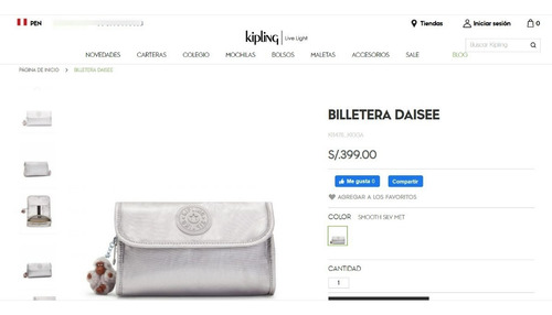 Estuche Multiusos Kipling Modelo Daisee Raspberry Dream Usa