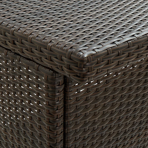 Juego De Bar De 3 Piezas Poly Rattan Brown