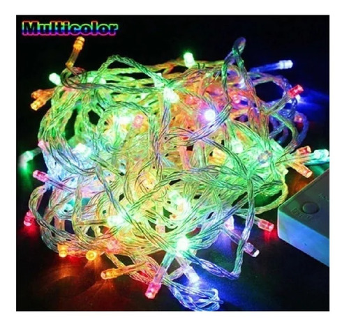 100 Guirnalda Luces Led Multicolor Tira Navidad