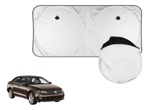 Protector Cubresol Con Ventosas Vw Jetta Clasico 2013