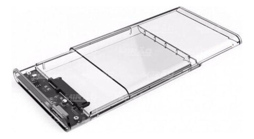 Case Hd Ssd Externo Transparente Notebook Sata 2.5 Usb 3.0