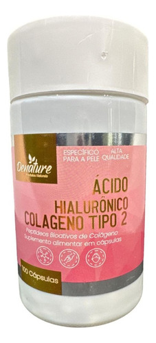 Colágeno Tipo 2 Con Ácido Hialurónico + Vitamina C  100 Caps