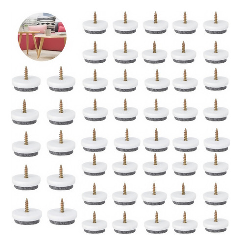Bh Compatible 50 Tornillos De Fieltro Para Reposapiés De