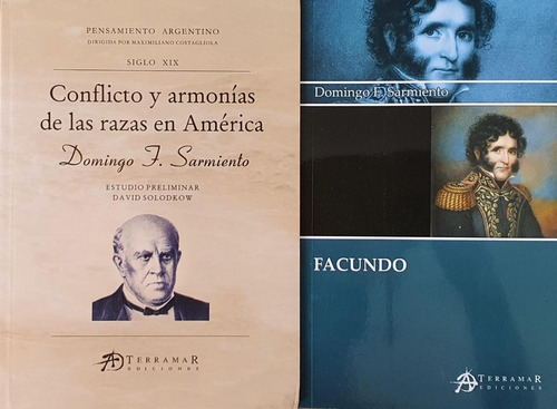 Conflicto Y Armonía De Las Razas En América, De Sarmiento. Editorial Terramar En Español