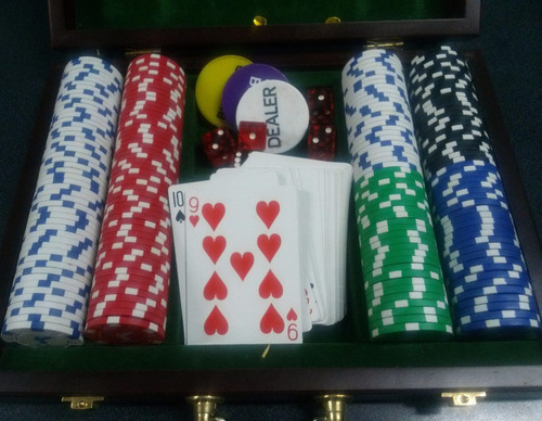 Juego De Pocker - Jackpot (en Maletín De Lujo) (Usado)