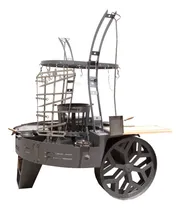 Comprar Parrilla Portátil Móvil A Leña Duomo Hummer Tromen - Rex Color Negro