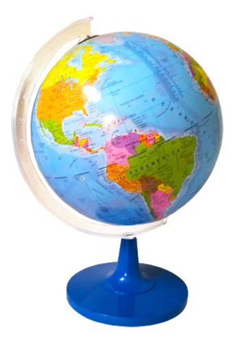 Globo Terraqueo Grande 45 Cms Alto Giratorio