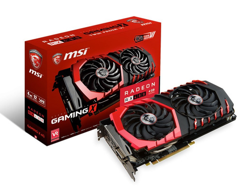 Placa De Video Msi Radeon Rx 480 Gaming X 4gb 480 Gamer Gtia