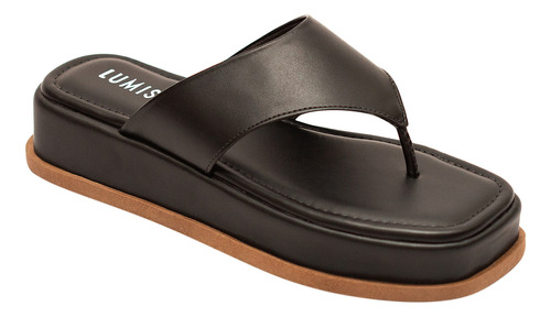 Tamanco Flatform Confortável Chinelo De Dedo Sandália Papete