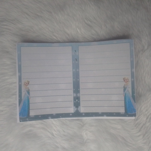 Kit Mochila+ Caderninho Frozen Para Boneca Baby Alive
