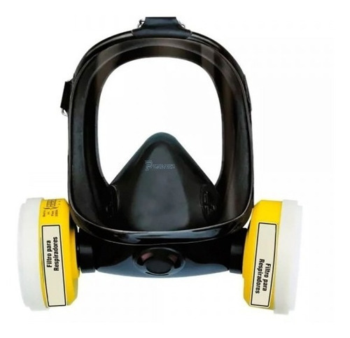 Mascara Panoramica Respiratoria Com 2 Filtros Gase/vapores
