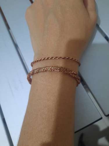 Pulseras Brazaletes Cobre