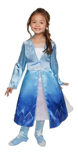 Vestido Disfraz Princesa Elsa 2 Frozen 