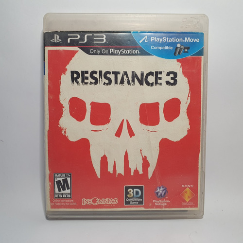 Juego Ps3 Resistance 3 - Compatible Ps Move - Fisico