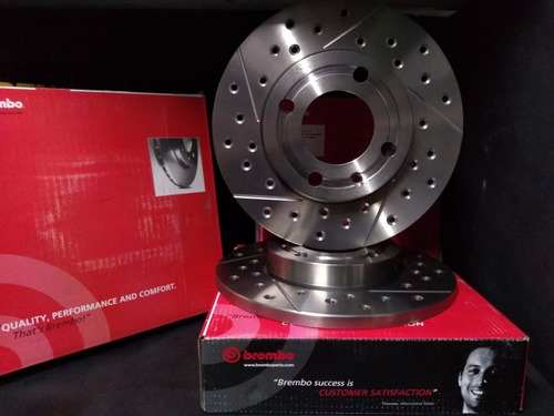 2 Discos Hiperventilados Vw Atlantic Brembo