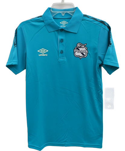 Polo Puebla Concentración Azul Cab 20-21 Umbro 100% Original