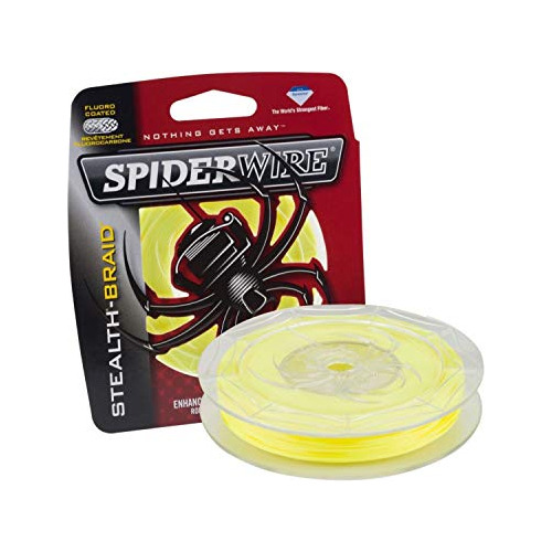 Spiderwire Stealth Superline, Hi-vis Yellow, 65lb Ten Ovb8j