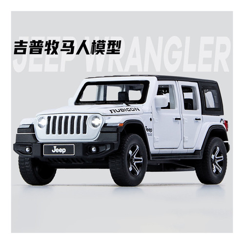 D 1:32 Jeeps Wrangler Rubicon Modelo De Vehículo Coche De
