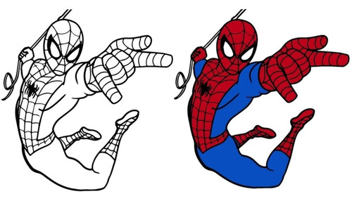 Spider-man Superhéroe Marvel Jumbo Para Colorear, Infantil | Cuotas sin  interés