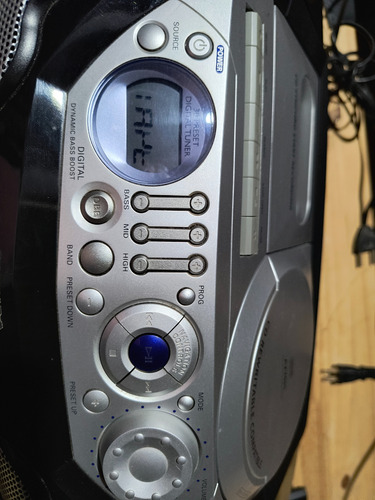 Rádio Philips Az2055 Funcionando Preto (Usado)
