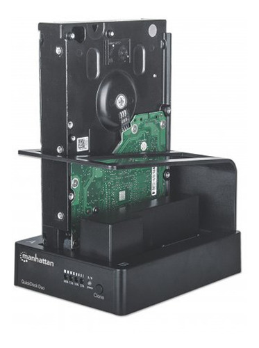 Gabinete Duplicador De Disco Duro, Clonador, Usb 2.0 Y 3.0, Manhattan(130479)