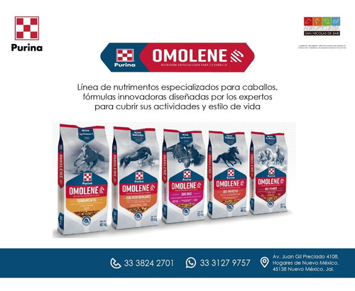 Omolene 400 Power Alimento Para Equinos 25kg