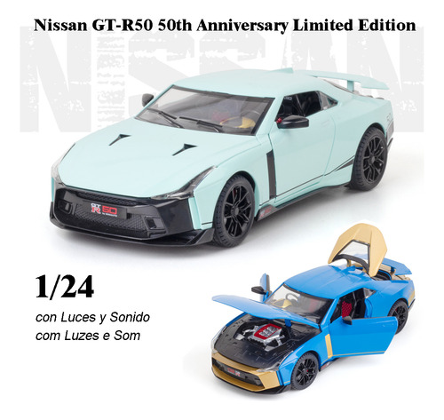 Nissan Gtr50 Edition 50º Aniversario Miniautos Metal 1/24
