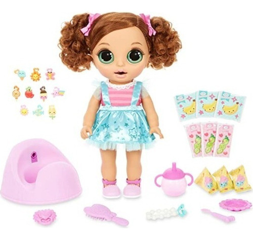 Muñeca Baby Born Magic Potty 30 Sorpresas Ojos Verdes