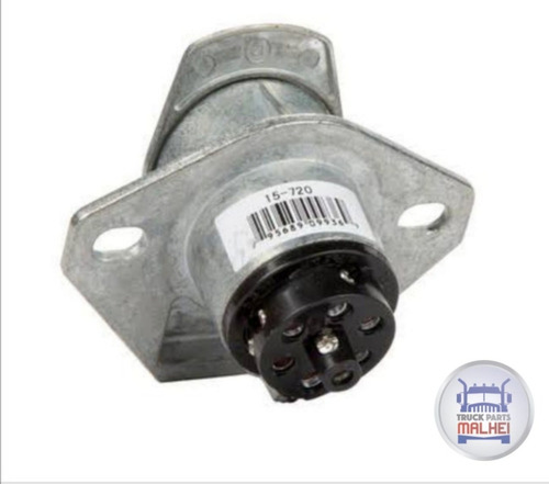 Conector Hembra Y Macho Phillips Cable 7 Hilos P/ Remolque